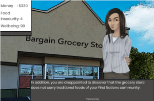 Screen Shot: Food Security Quest Game